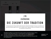 Tablet Screenshot of cluesener.de